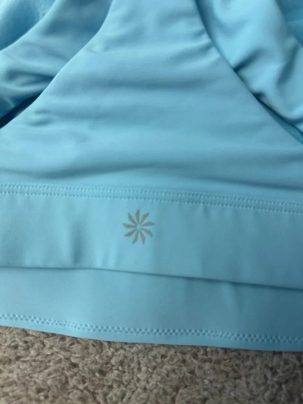 Athleta Flex Spacer Bra Aqua Blue Size XL